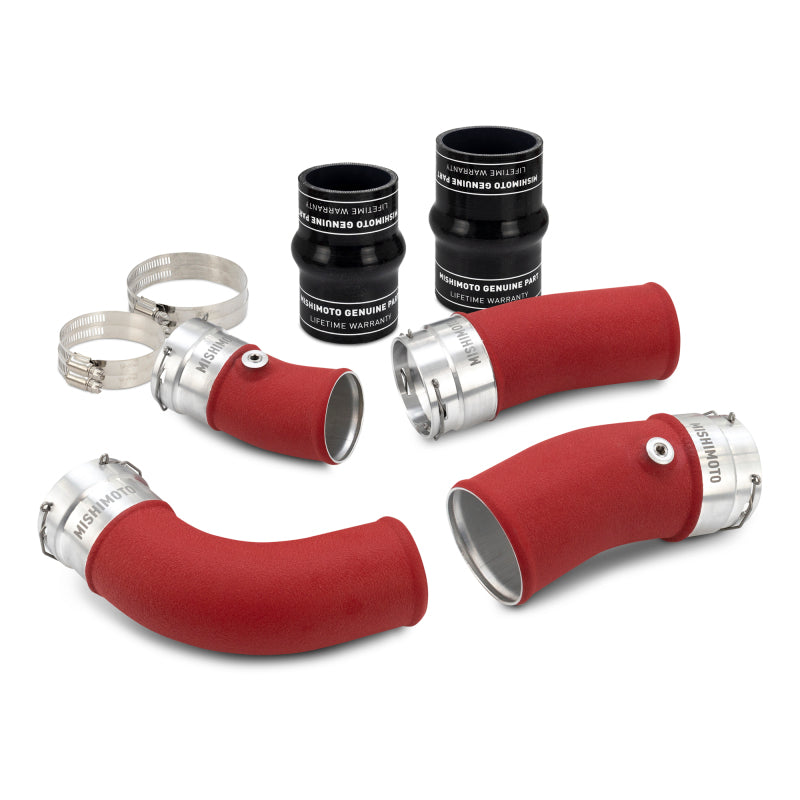 Mishimoto 2024+ Toyota Tacoma Intercooler Pipe Kit - Red Intercooler Pipe Kits Mishimoto
