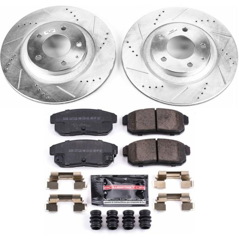 Power Stop 04-11 Mazda RX-8 Rear Z23 Evolution Sport Brake Kit Brake Kits - Performance D&S PowerStop