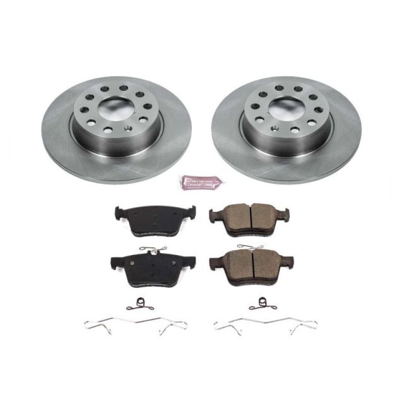 Power Stop 15-18 Audi A3 Rear Autospecialty Brake Kit Brake Kits - OE PowerStop
