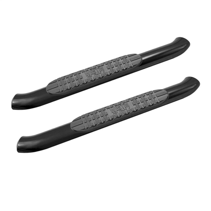 Westin 18-20 Jeep Wrangler JL 2DR PRO TRAXX 4 Oval Nerf Step Bars - Textured Black Nerf Bars Westin