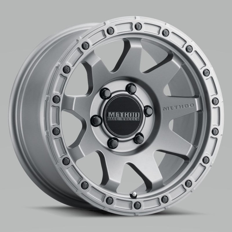 Method MR317 20x9 +18mm Offset 6x5.5 106.25mm CB Matte Titanium Wheel Wheels - Cast Method Wheels