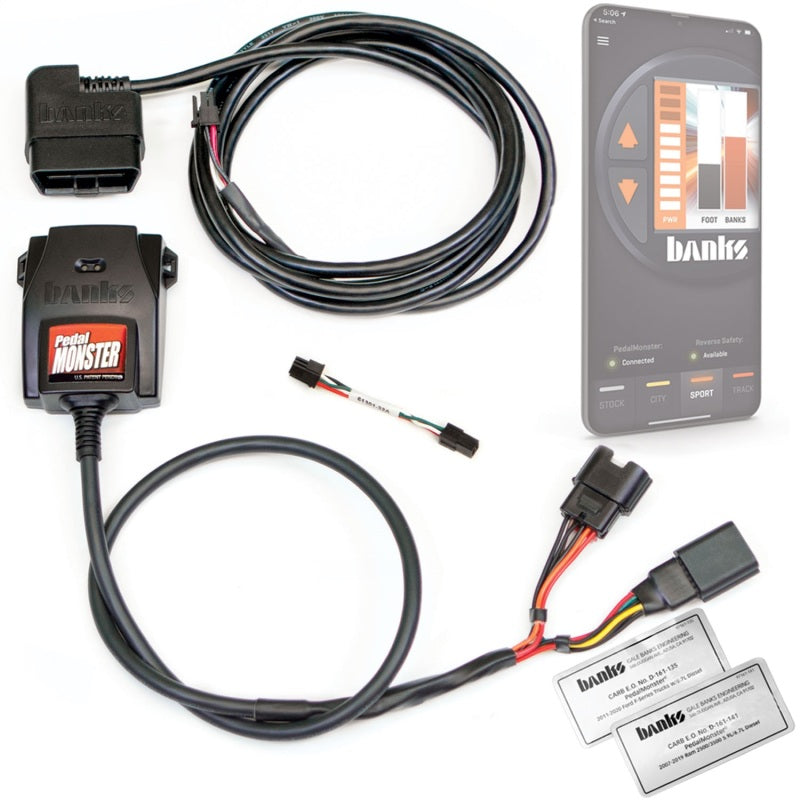 Banks Power Pedal Monster Kit (Stand-Alone) 07-19 RAM 2500/3500/11-20 Ford F-Series 6.7L Use w/Phone Throttle Controllers Banks Power
