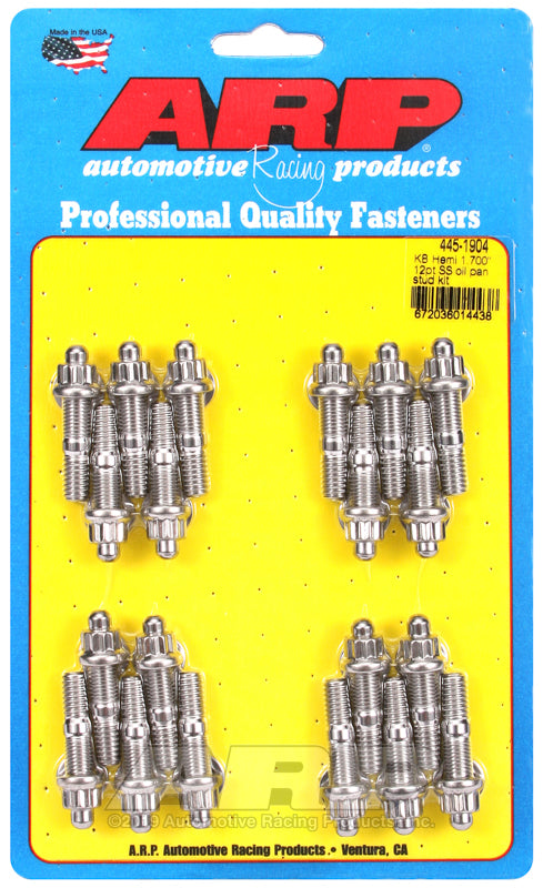 ARP KB Hemi 1.700in SS 12pt Oil Pan Stud Kit Hardware Kits - Other ARP