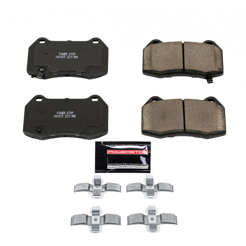 Power Stop 03-04 Infiniti G35 Front Z23 Evolution Sport Brake Pads w/Hardware Brake Pads - Performance PowerStop