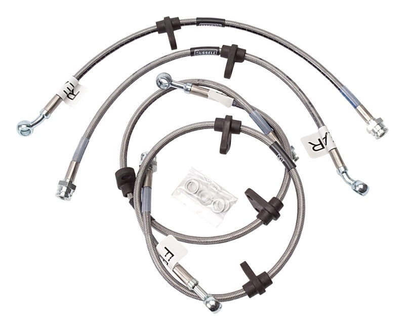 Russell Performance 92-95 Honda Civic (All with rear discs/ no ABS) Brake Line Kit Brake Line Kits Russell