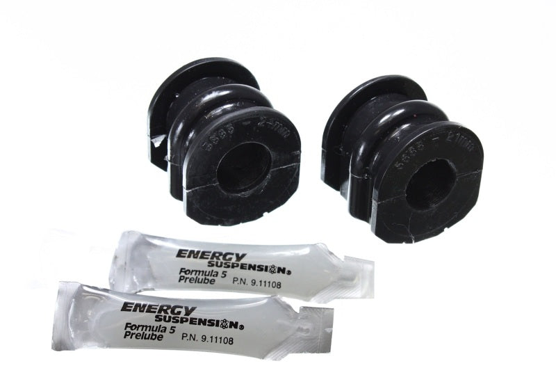 Energy Suspension 03-07 Infiniti G-35 Coupe RWD / 02-09 350Z Black 21mm Rear Sway Bar Frame Bushings Bushing Kits Energy Suspension
