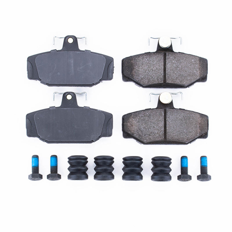 Power Stop 88-90 Volvo 760 Rear Z17 Evolution Ceramic Brake Pads w/Hardware Brake Pads - OE PowerStop