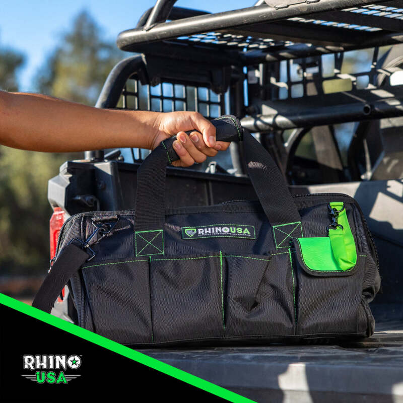 Rhino USA Heavy Duty Tool Bag (Black) Tool Storage Rhino USA
