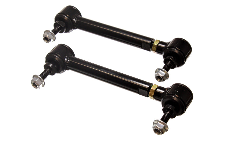 Energy Suspension Universal Black 5-3/4in-6-3/4in inAin Range Pivot Style End Link Set Sway Bar Endlinks Energy Suspension