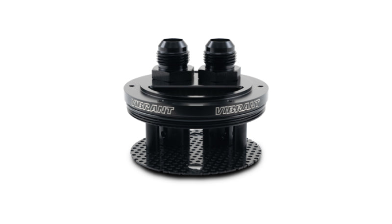 Vibrant 2-Port Catch Can Lid Assembly Oil Catch Cans Vibrant