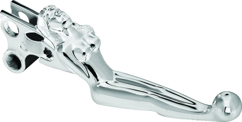 Kuryakyn Silhouette Levers 96-Up Cable Chrome Levers Kuryakyn