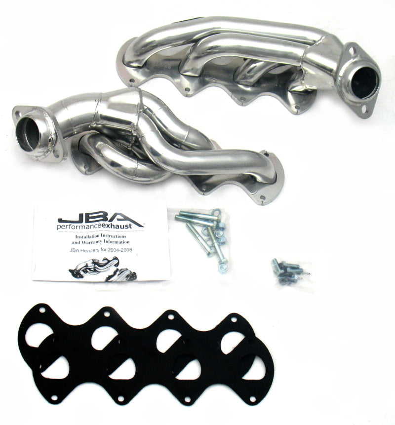 JBA 04-10 Ford F-150 5.4L 3V 1-5/8in Primary Raw 409SS Cat4Ward Header Headers & Manifolds JBA