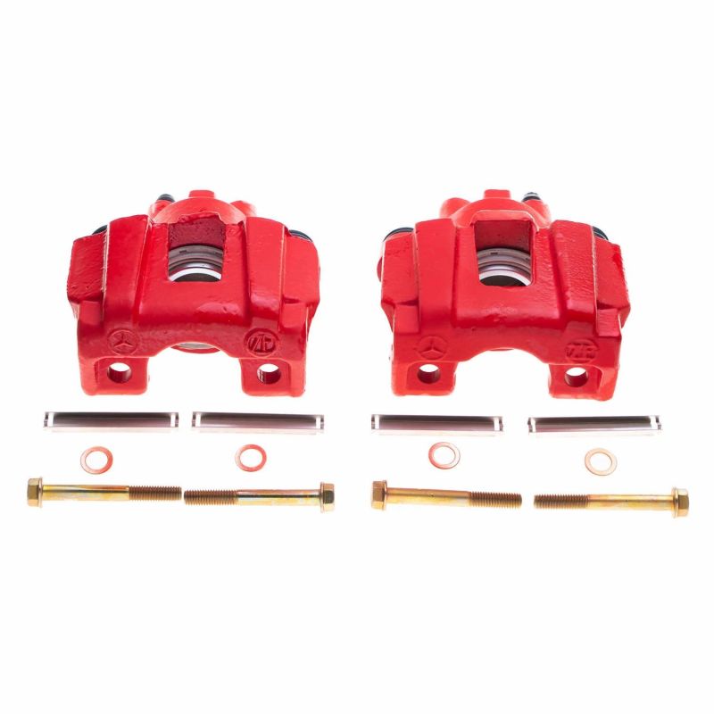Power Stop 98-03 Mercedes-Benz ML320 Rear Red Calipers - Pair Brake Calipers - Perf PowerStop