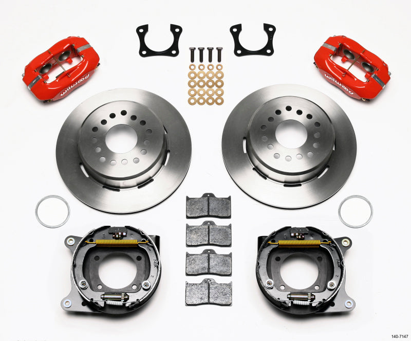 Wilwood Forged Dynalite P/S Park Brake Kit 58-64 Olds/Pontiac Ends Big Brake Kits Wilwood