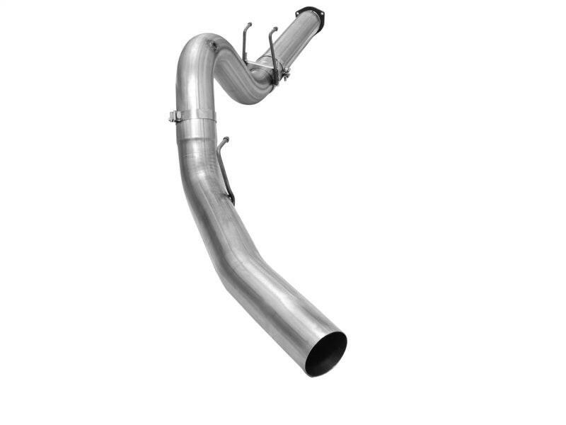 aFe MACHForce XP Exhaust 5in DPF-Back Stainless Steel Exhaust 2015 Ford Turbo Diesel V8 6.7L No Tip Turbo Back aFe
