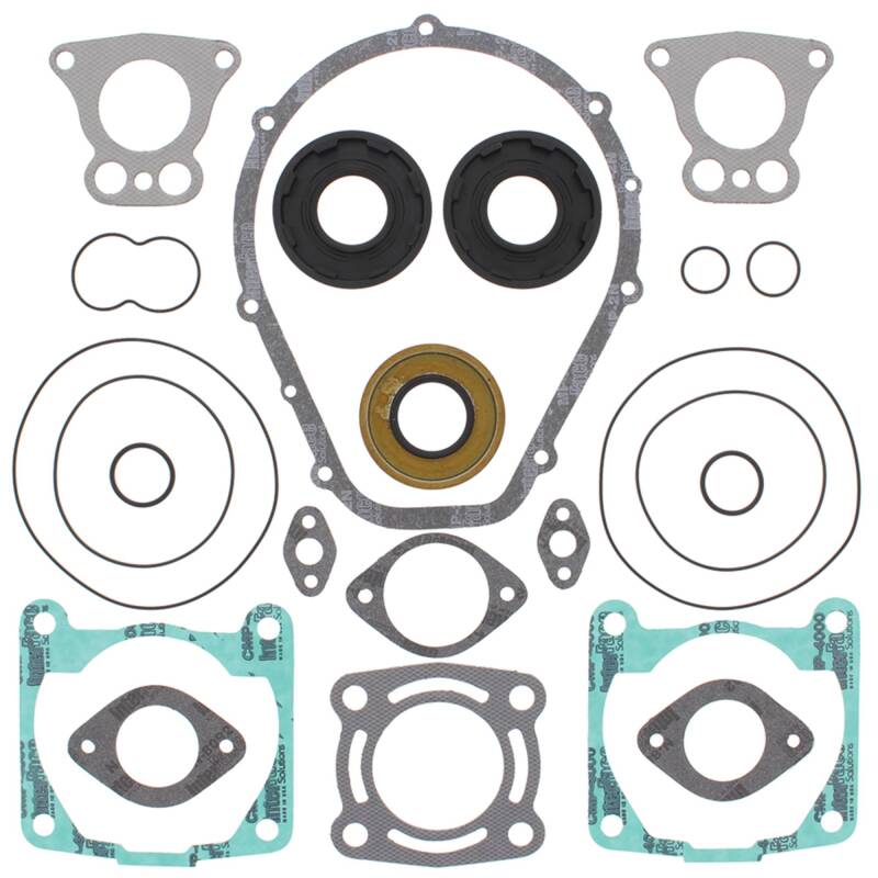 Vertex Gaskets 01-04 Polaris Freedom 700/SLH700 Complete Gasket Kit w/ Oil Seals Engine Hardware Vertex Pistons