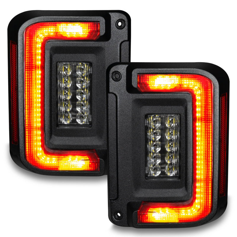 Oracle Lighting Jeep Wrangler JK Flush Mount LED Tail Lights Light Mounts ORACLE Lighting