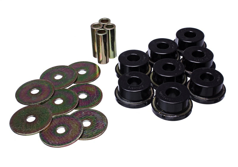Energy Suspension 05-09 Subaru Legacy Rear Subframe Bushing Set - Black Bushing Kits Energy Suspension