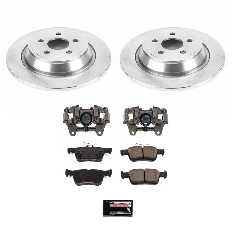 Power Stop 15-22 Ford Edge Rear Autospecialty Kit w/Calipers Brake Kits - OE PowerStop