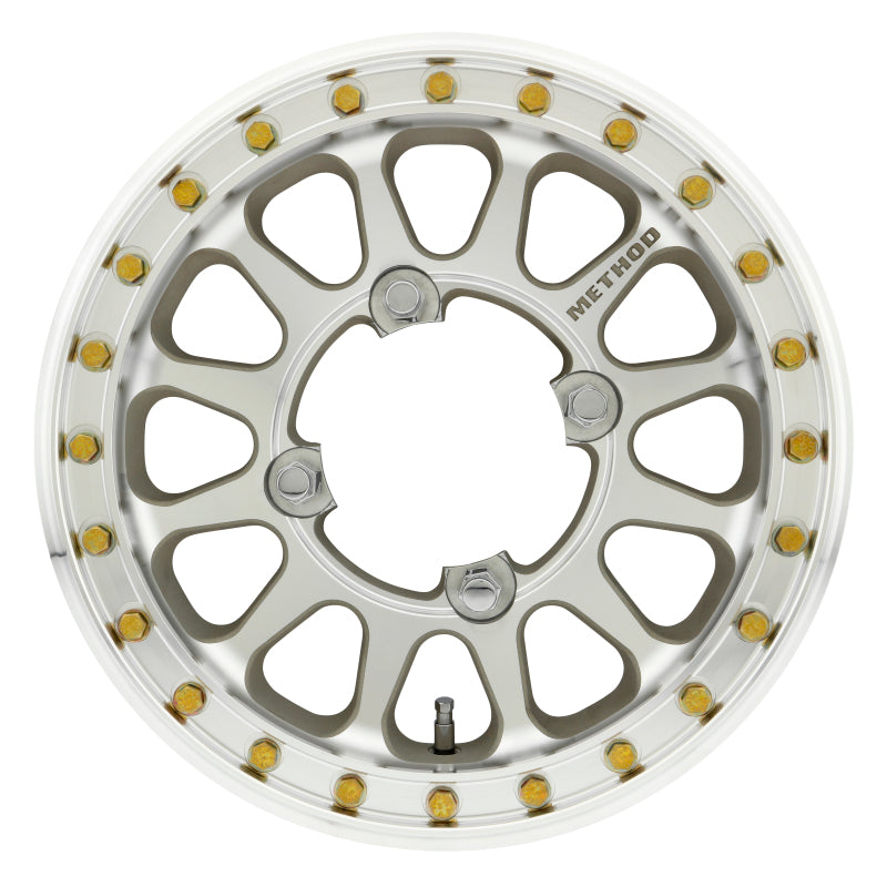 Method MR401-R UTV Beadlock 15x5 / 2.5+2.5/0mm Offset / 4x156 / 127mm CB Machined - Raw Wheel Wheels - Cast Method Wheels