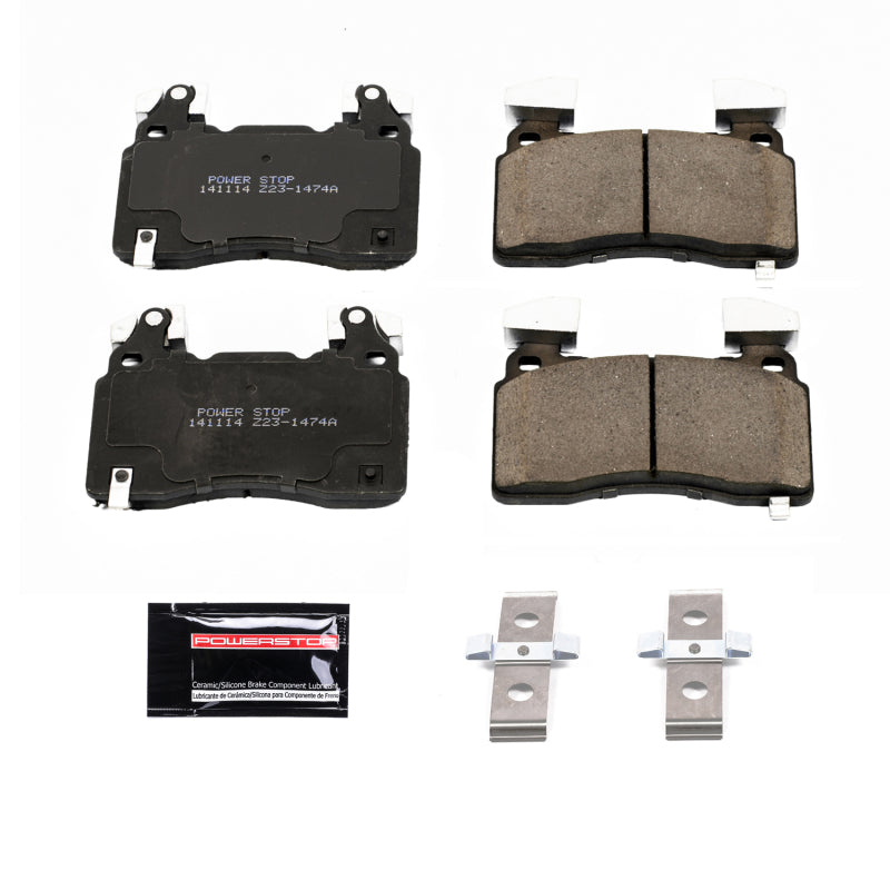 Power Stop 15-19 Cadillac CTS Front Z23 Evolution Sport Brake Pads w/Hardware Brake Pads - Performance PowerStop