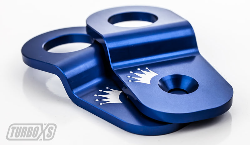 Turbo XS 15-16 Subaru WRX/STI Billet Aluminum Radiator Stay - Blue Radiator Stays Turbo XS