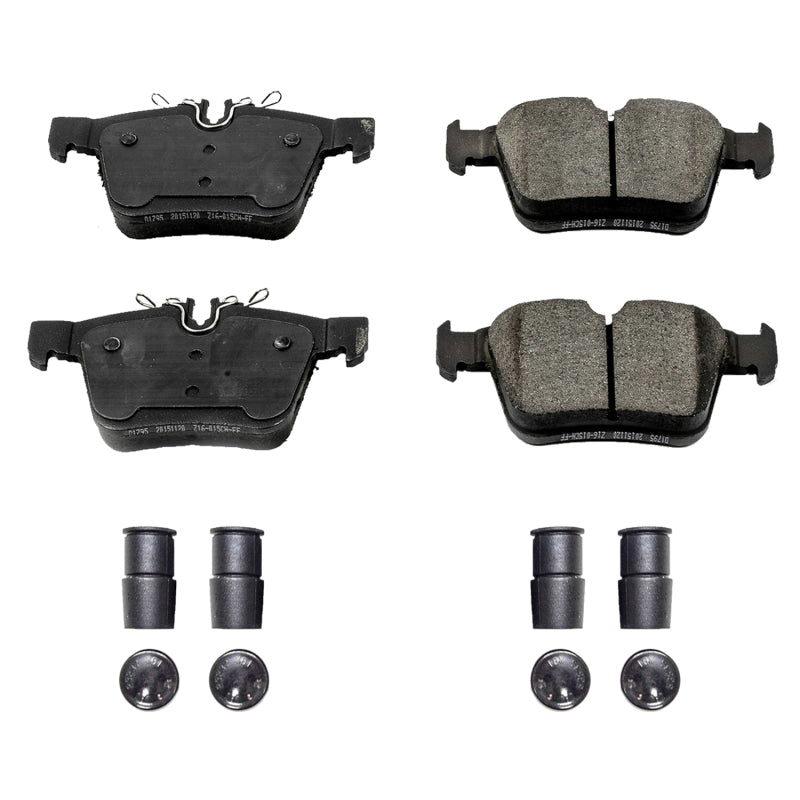 Power Stop 15-19 Mercedes-Benz C300 Rear Z17 Evolution Ceramic Brake Pads w/Hardware Brake Pads - OE PowerStop