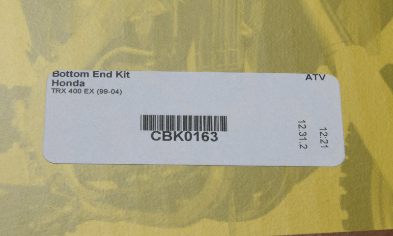 Hot Rods 99-04 Honda TRX 400 EX 400cc Bottom End Kit Gasket Kits Hot Rods