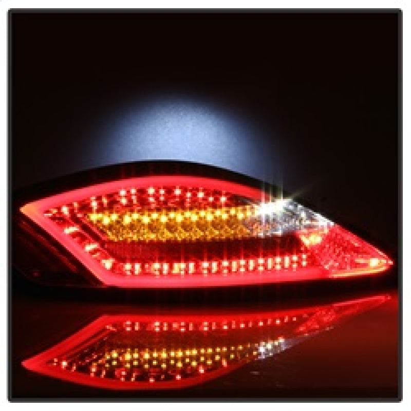 Spyder Porsche 987 Cayman 06-08 / Boxster 05-08 LED Tail Lights - Red Clear ALT-YD-P98705-LED-RC Tail Lights SPYDER