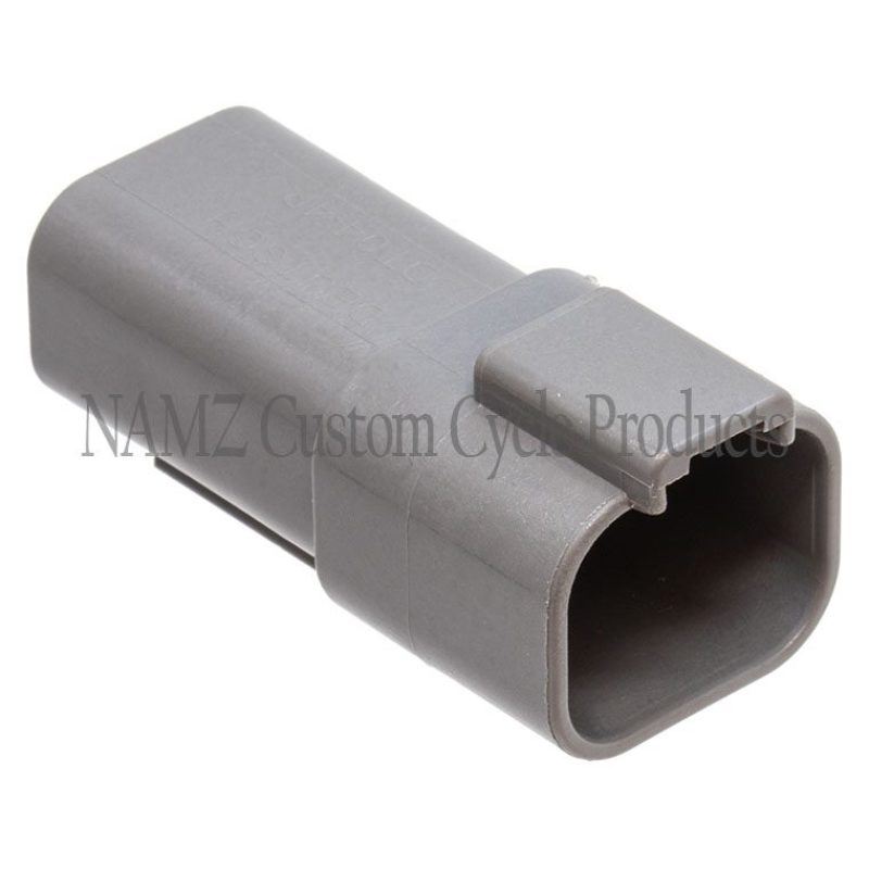 NAMZ Deutsch DT Series 4-Wire Receptacle & Wedgelock - Gray (HD 72124-94GY) Wiring Connectors NAMZ