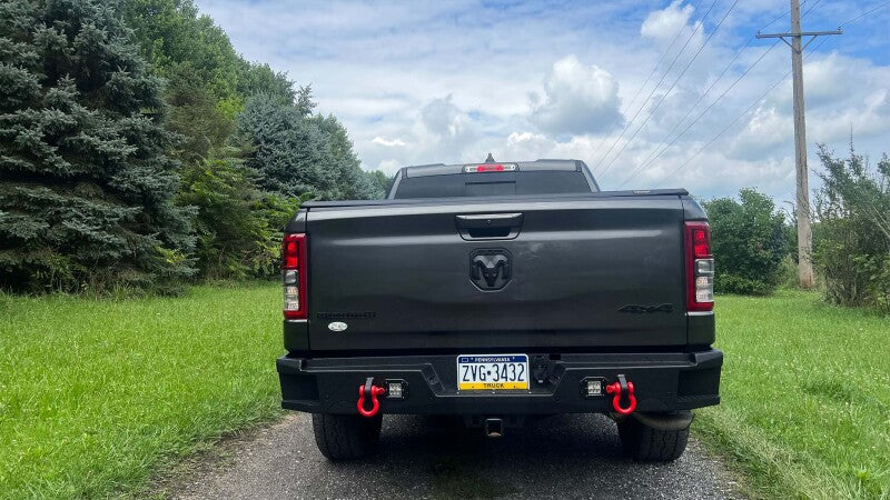 Fishbone Offroad 2019+ Ram 1500 Rear Bumper - Black Bumpers - Steel Fishbone Offroad