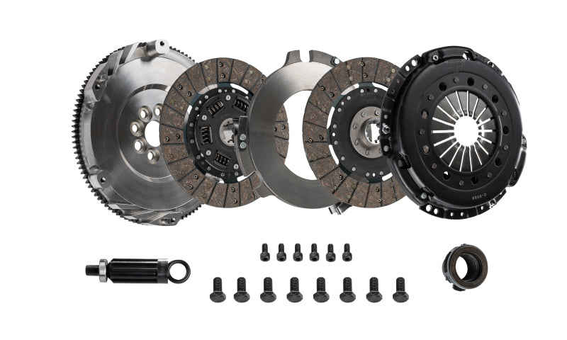 DKM Clutch BMW E34/E36/E39/E46/Z3 (6 Cyl) MS Twin Disc Clutch w/Steel Flywheel (660 ft/lbs Torque) Clutch Kits - Multi DKM Clutch
