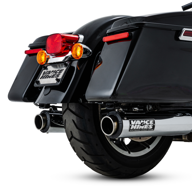 Vance & Hines 17-24 Harley-Davidson Touring Supersport Slip-On - Chrome Powersports Exhausts Vance and Hines