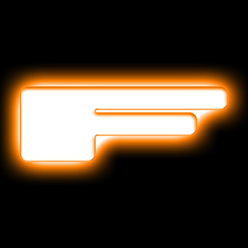 ORACLE Lighting Universal Illuminated LED Letter Badges - Matte Wht Surface Finish - F Light Accessories and Wiring ORACLE Lighting