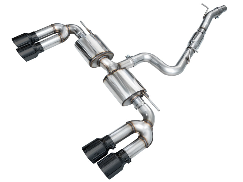AWE Tuning 22-24 Audi 8Y S3 Touring Edition Exhaust - Diamond Black Tips Catback AWE Tuning