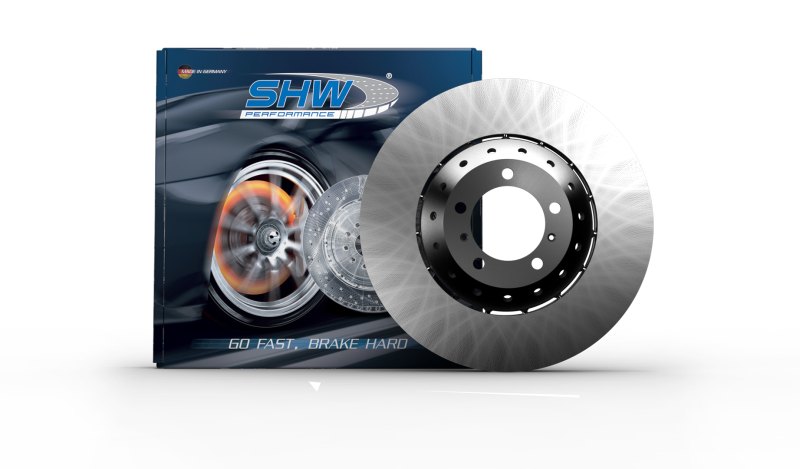 SHW 20-21 Ford Mustang Shelby GT500 5.2L Left Front Smooth Lightweight Brake Rotor (KR3Z1125F) Brake Rotors - OE SHW Performance