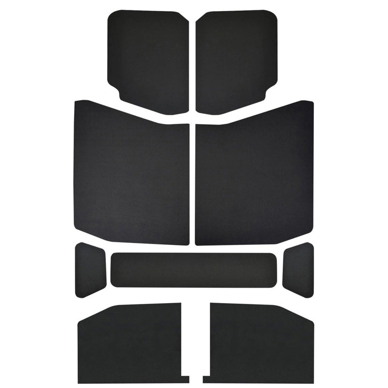 DEI 18-23 Jeep Wrangler JL 4-Door Boom Mat Headliner - 9 Piece - Black Hard Top Accessories DEI
