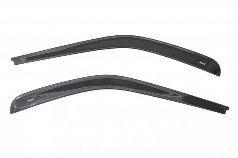 AVS 07-18 Jeep Wrangler (2 Door Only) Ventvisor Low Profile Window Deflectors 2pc - Smoke Wind Deflectors AVS