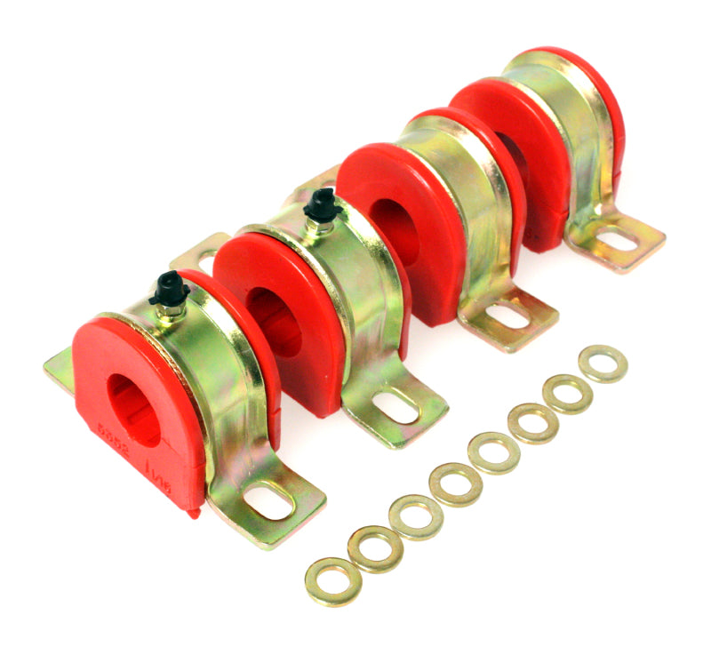 Energy Suspension 73-94 GM K5 Blazer/73-81 C-10/C1500 P/U Red 1-1/8in Front Sway Bar Bushing Set Bushing Kits Energy Suspension
