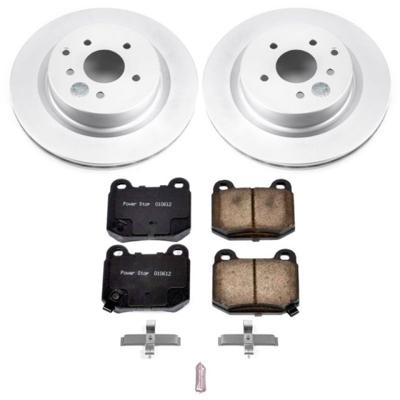 Power Stop 03-04 Infiniti G35 Rear Z17 Evolution Geomet Coated Brake Kit Brake Kits - Performance Blank PowerStop