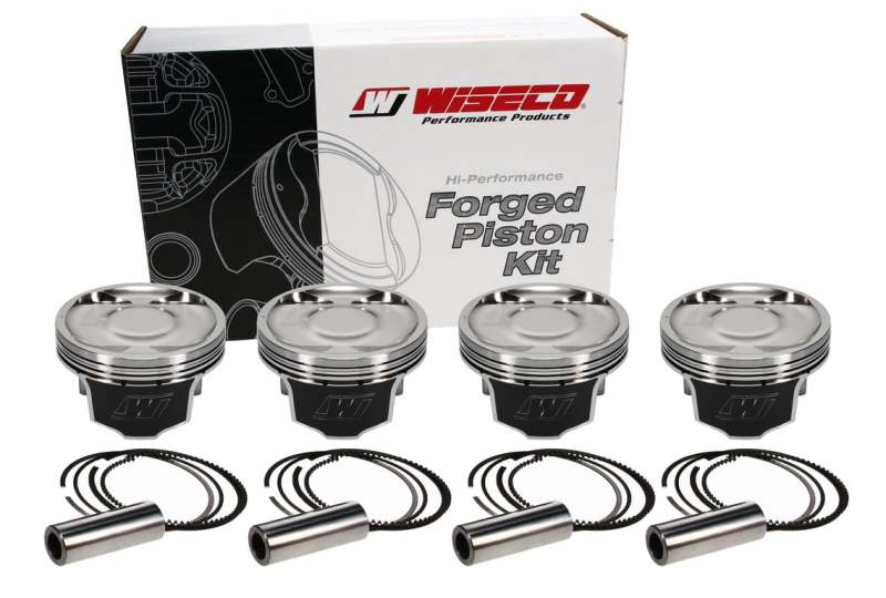 Wiseco Subaru EJ257 WRX/STI 4V Dish -19cc 99.55 Piston Shelf Stock Kit Piston Sets - Forged - 4cyl Wiseco