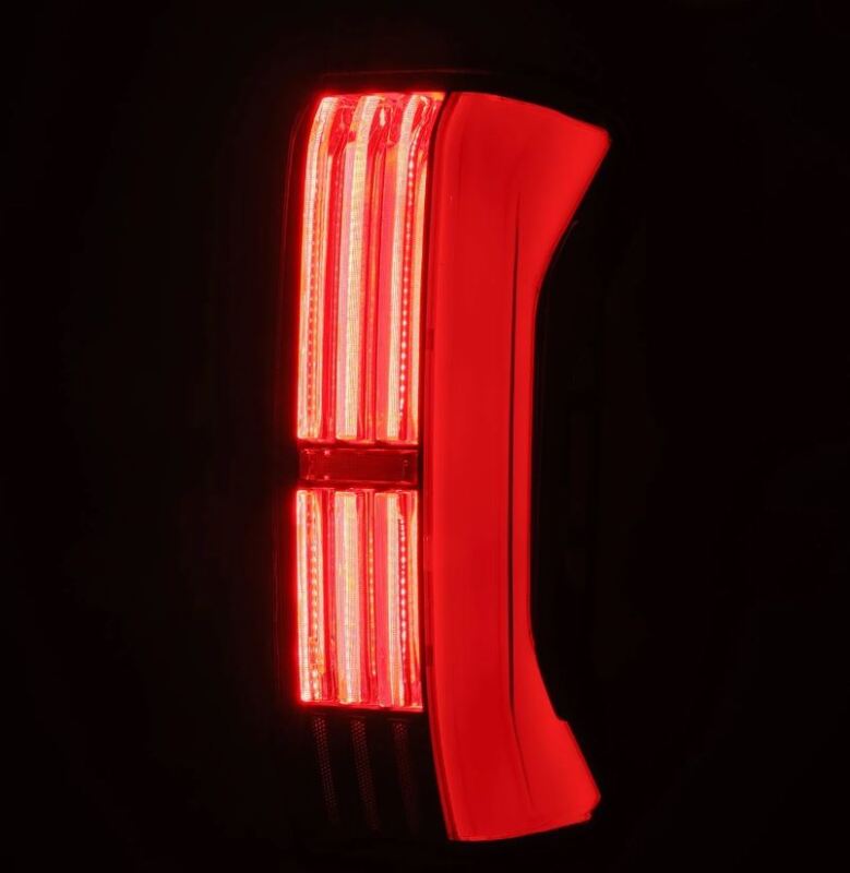 AlphaRex 22-24 Toyota Tundra NOVA-Series Prismatic LED Tail Lights - Black/Red Tail Lights AlphaRex