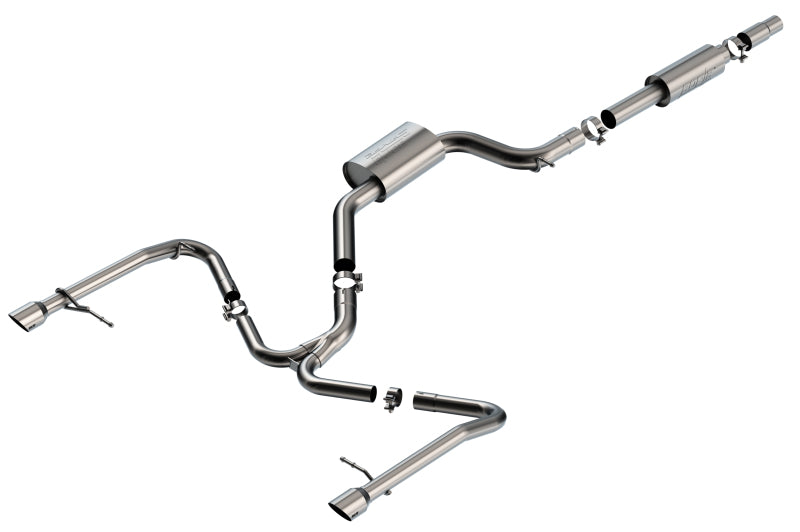 Borla 19-21 VW GLI 2.0L S-Type 3.5in x 5.5in Tip Cat-Back Exhaust Catback Borla