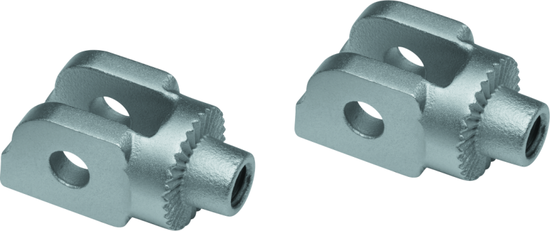 Kuryakyn Splined Peg Adapter BMW Silver Bolts Kuryakyn