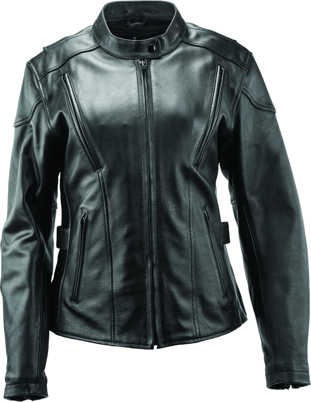 Kuryakyn Leather By River Road Race Leather Jacket Black Womens - Small Jackets - Leather Kuryakyn