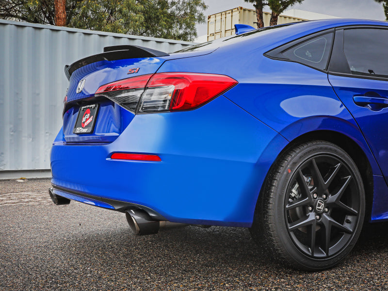 aFe 22-23 Honda Civic Si L4 1.5L (t) Takeda 2.5in to 3in 304 SS Cat-Back Exhaust w/Carbon Fiber Tips Catback aFe