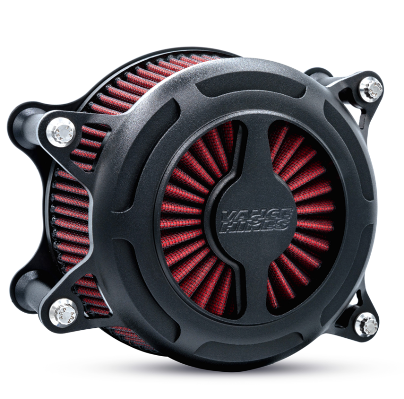 Vance & Hines 23+ HD Road/Street Glide Blade Air Intake - Wrinkle Black Air Filters - Direct Fit Vance and Hines