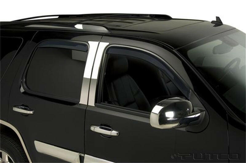 Putco 14-14 Chevrolet Silverado HD - Ext Cab (Set of 4) Element Tinted Window Visors Wind Deflectors Putco