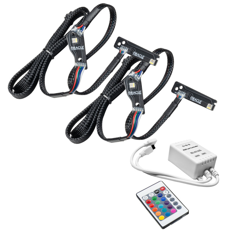 Oracle 15-21 Nissan GT-R Lightning Bolt Headlight DRL RGB+W w/ Simple Controller Headlights ORACLE Lighting