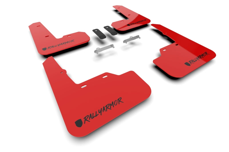 Rally Armor 22-25 Subaru WRX Red UR Mud Flap Altered Font Black Logo Mud Flaps Rally Armor